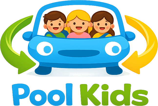 Familias organizando los turnos del carpool juntas